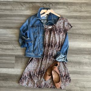 Bar III Floral Print Dress